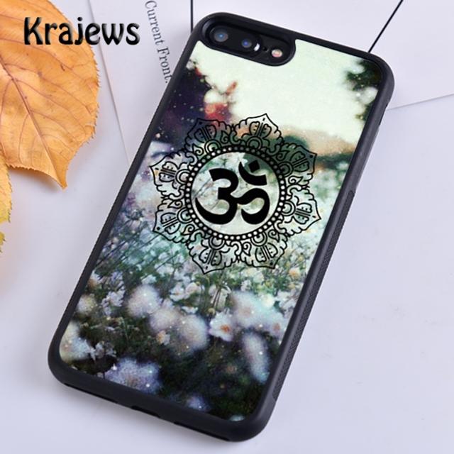 Krajews Aum Om Namaste Symbol Zen Yoga Phone Case Cover For iPhone 14 5 6s 7 8 plus XR XS 11 12 13 pro max Samsung S21 S22ultra