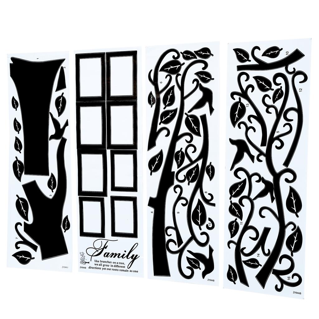 DIY Family Photo Frame Tree Wall Sticker Home Decor Living Room Bedroom Home Decoration