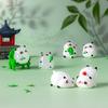 Miniatures Figurines Cute Panda Landscape Ornaments Diy Home Decorations Kawaii Animal Desktop Small Ornaments Accessories
