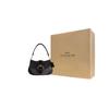 Coach Soho 27 Casual Minimalist Denim And Recycled Leather Wallet Shoulder Bag Large Women bags Black CR737-LHBLC