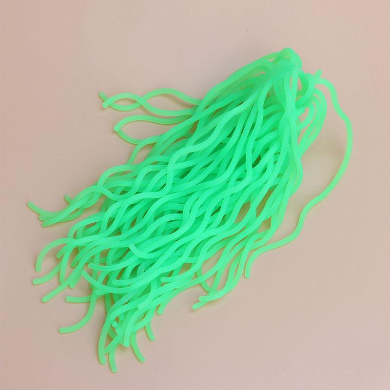 Luminous Italian Noodle Stress Relief Toy - Elastic Rubber Fidget Pull Rope