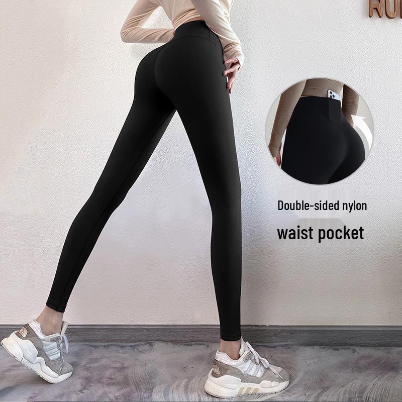 

Lulu Women s Elastic Fitness Leggings: High-Waisted, Quick-Dry, Peach Hip Lift, Long Yoga Running Pants for Spring/Summer. S