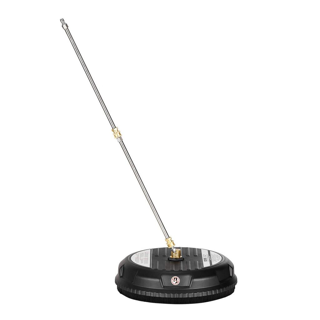 15" Pressure Washer Surface Cleaner 3000 Max PSI Plastic 2 Extended Wands