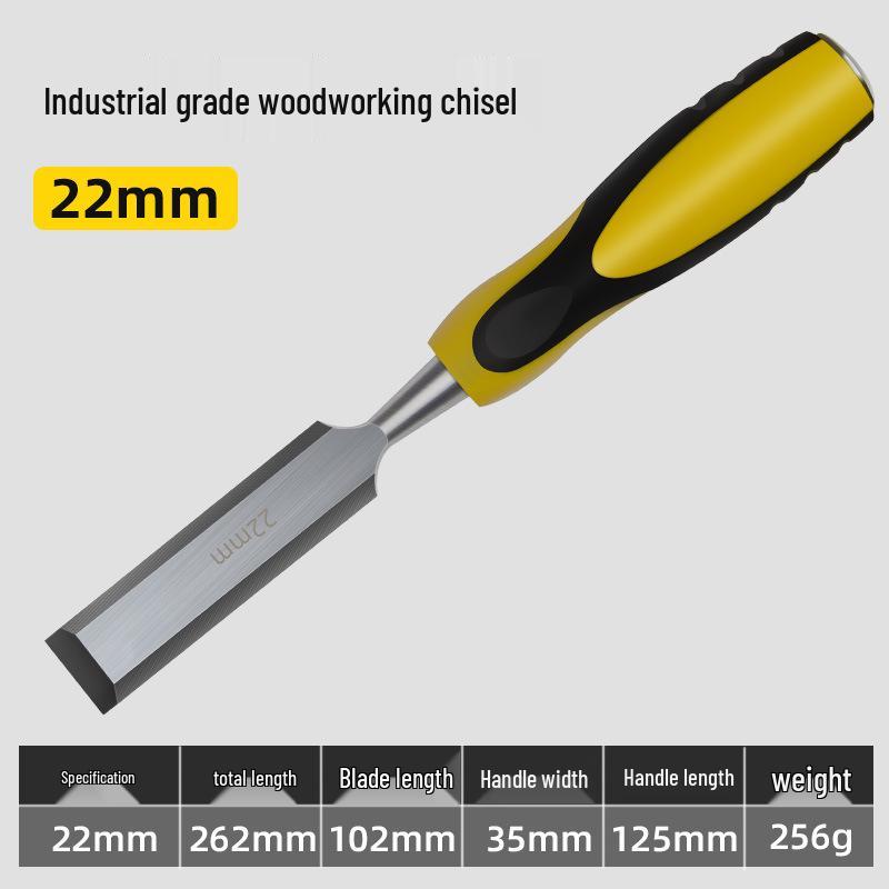 Premium Alloy Steel Woodworking Chisel Set – Complete Flat Chisel Tools for Carving and Decoration