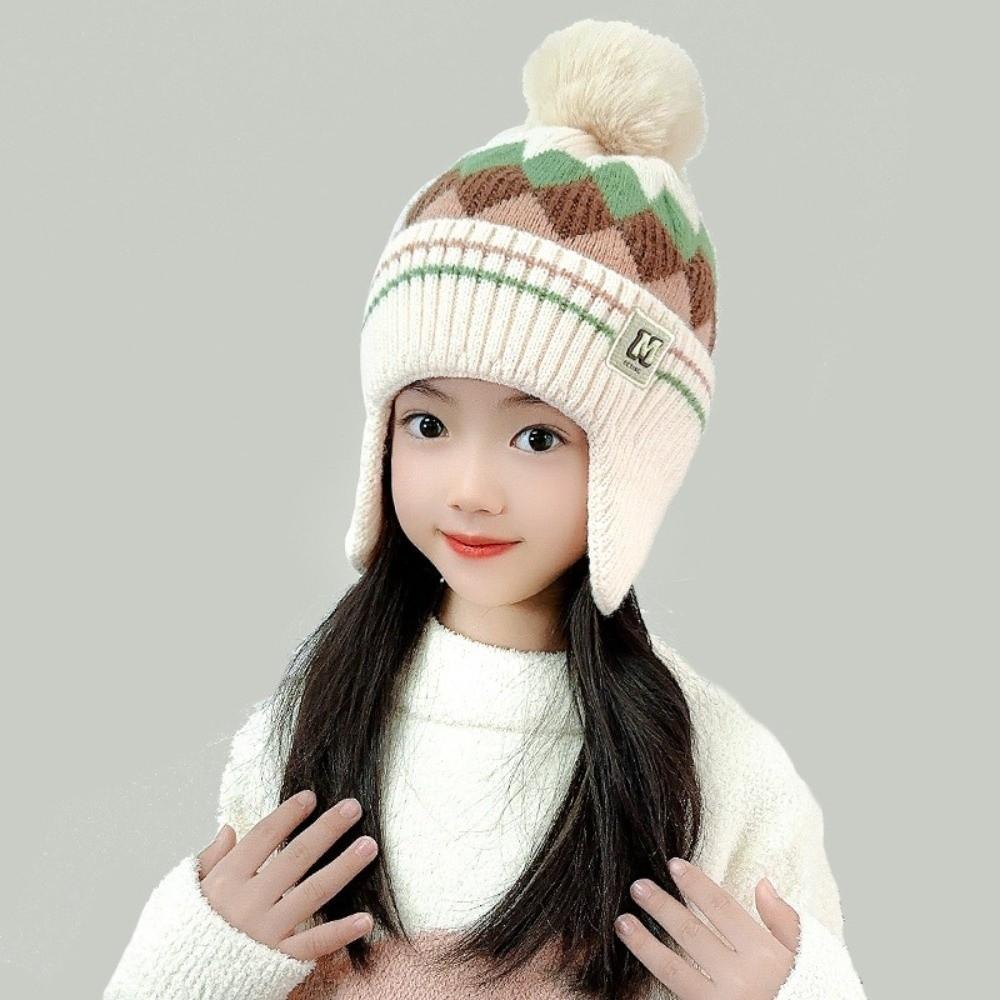 Warm Pullover Cap Windproof Beanie Hat New Knitted Hat  Outdoor Sports