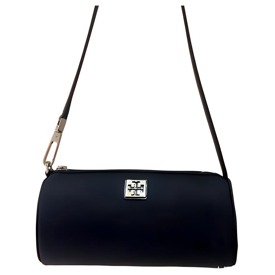 

Tory Burch Virginia Logo Fabric Cylinder Shoulder Bag Women shoulder bag Black 169167-001 Basic Set (Bag+Dust Bag)