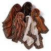 Winter Sexy Leopard Chain Viscose Scarf Wrinkle Pleated Shawls and Wraps Autumn Echarpe Pashmina Bufandas Muslim Sjaal 180*70Cm