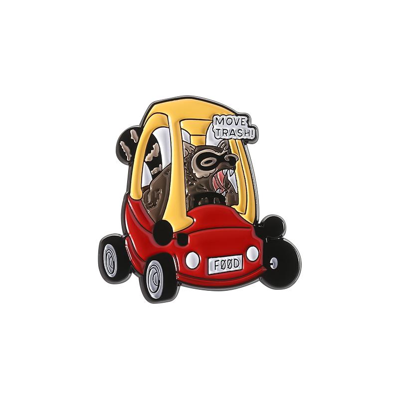 Honk Honk Gans Auto Emaille Anstecknadeln Benutzerdefinierte Broschen Reversabzeichen Cartoon Tier Lustiger Schmuck Geschenk für Kinder Freunde