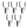 5Pcs Clothes Hook Pole Fork Heavy Duty Aluminum Alloy Universal Clothing Hanger Reacher Hook Head Replacement Accessories