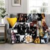 2025 Classics Queen-Rock-Band Freddie Blanket,Soft Throw Blanket for Home Bedroom Bed Sofa Picnic Travel Office Cover Gifts Kids