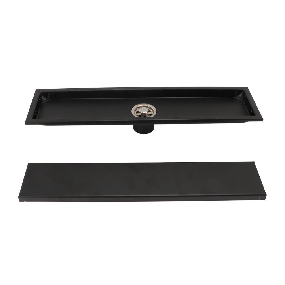 Rectangle Shower Drain Invisible Floor Drain Large Capacity Linear Floor Drain Kitchen