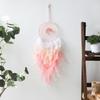 Rosa Traumfänger Vintage Windspiel Hängeornament Heimdeko Indischer Naturstein Lebensbaum Traumfänger Wanddeko