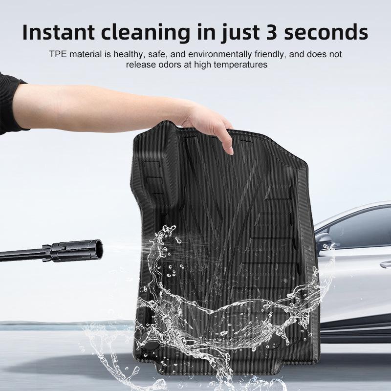 Eco-friendly TPE Floor Mats for 2019-2022 Kia Niro RHD Vehicles