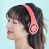 Headset with RGB Light   Bass Noise Reduction Comfortable Waterproof Foldable Wireless Gaming Headset
