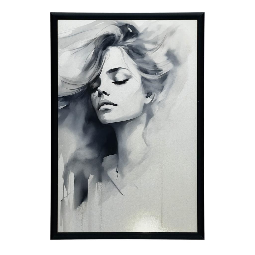 Geheimnisvolle Gestalt Geheimnisvolle Gestalt, 50X70 Cm, Ohne Rahmen, Premium-Leinwand auf Keilrahmen