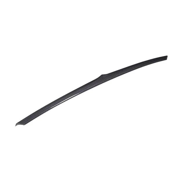 For Maserati Grecale 2022-2026 Car Accessory Real Carbon Fiber Rear Trunk Lid Cover Rear LOGO Trim Strip