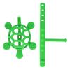 Baby Teething Toy Food Grade Silicone Anti Lost   Buckle Teething Bracelet Tortoise Shape Hand Teether Toy