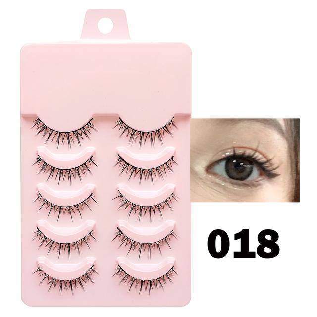 New Manga Lashes Soft Natural Eyelashes Thick False Eyelashes Manga Eyelashes Daily Dating Makeup Eyelashes Lashes Wispy 