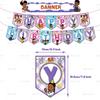 Cartoon Gracies Corner Theme DIY Balloons Party Supplies Birthday Banner Latex Balloon Decoration Cake Supplies Kid Girl gift