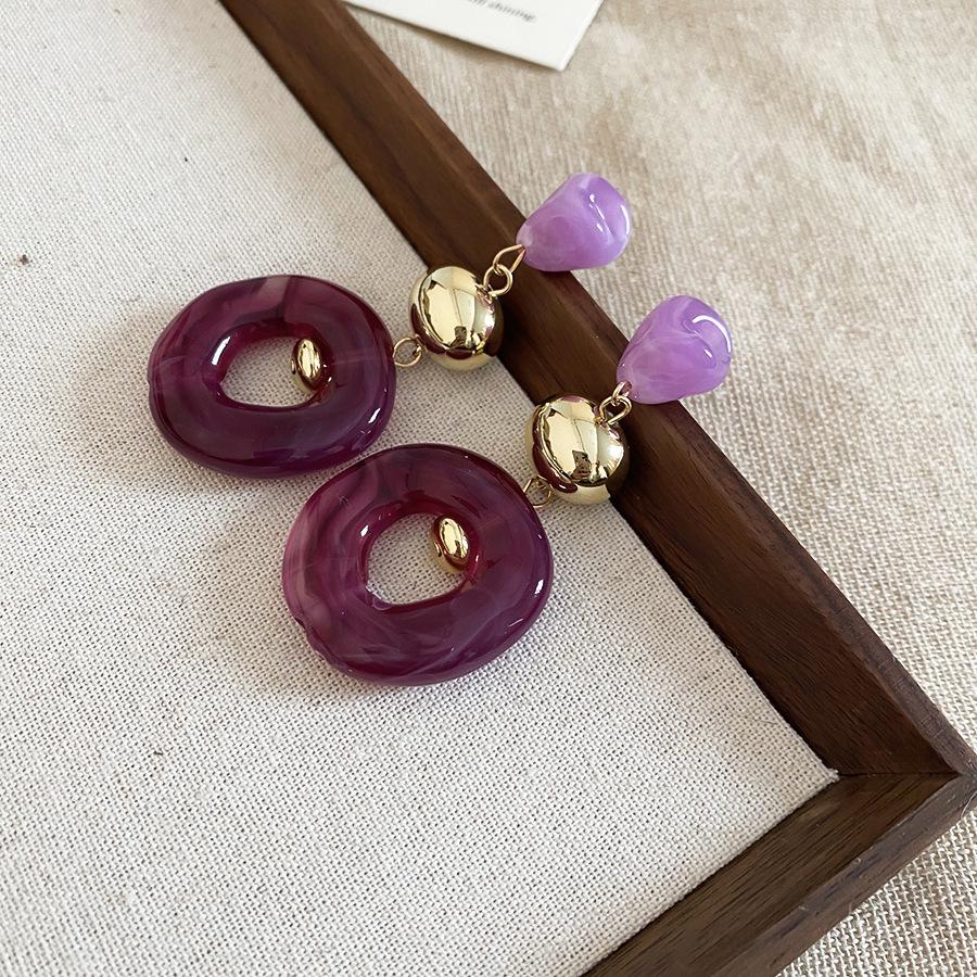 Europäische Retro Geometrische Perlen Edelstahl Choker Halskette