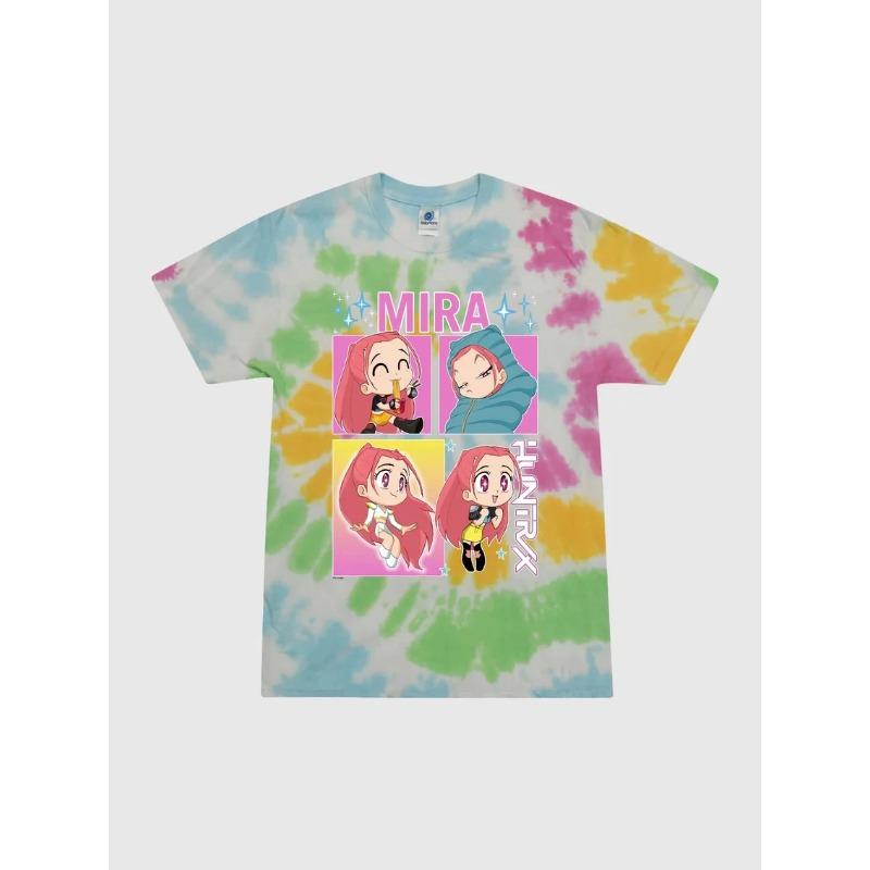 

New Creative Colorful Pattern Printing Comfortable Soft Kids T-shirt Cute Kpop Demon Hunters Harajuku Boys Girls T-shirt 170