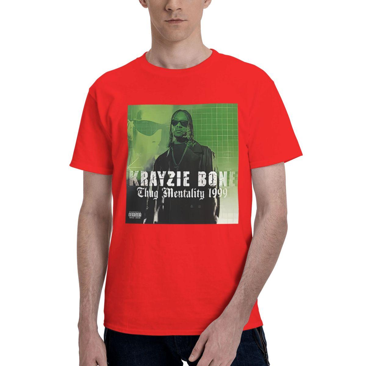 

Krayzie Bone Thug Mentality 100 Cotton Casual Breathable Confortable Tshirt Mens Designer Clothes Men TShirt S