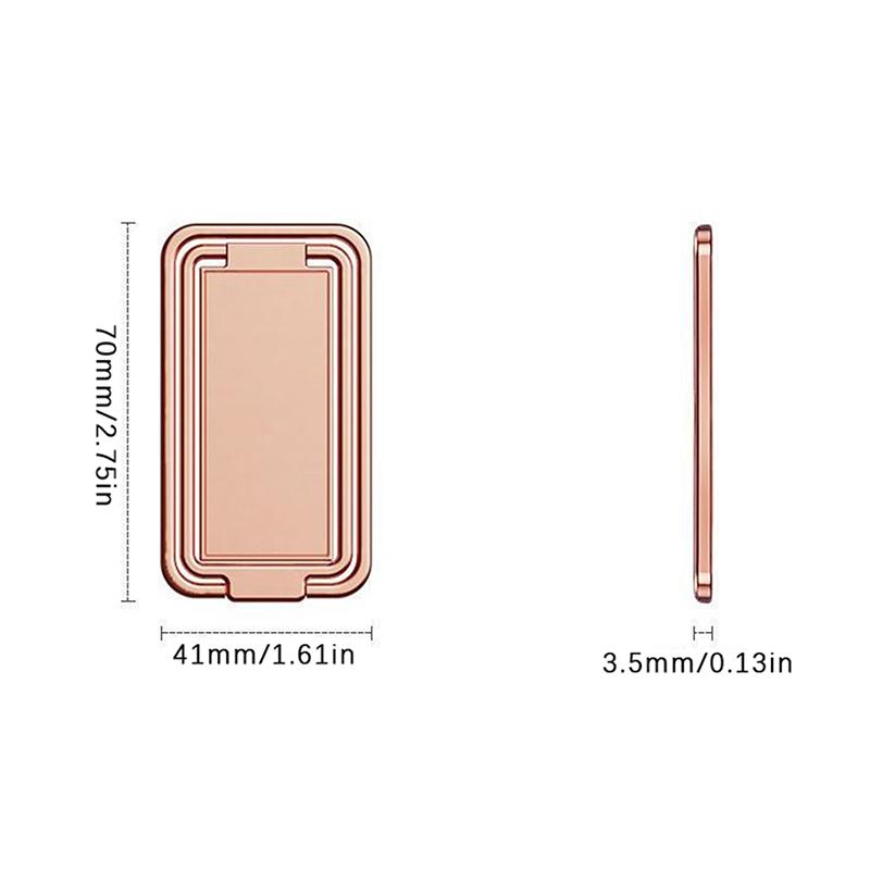 Metal Universal Finger Ring Phone Holder Stand Bracket Mini Phone Holder 360 Degree Rotating For Mobile Phone Pad Back Sticker
