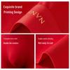 Nanjiren Men's Lucky Red Cotton Boxer Briefs 4-Pack