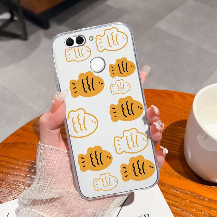 For Huawei Nova 2 2S 3 3e 4 4e 5 5i 7i 6 7 SE Luxury Clear Phone Case Beautiful Butterfly Wing Pattern Soft Silicone Anti Fall Shell For Huawei Casing