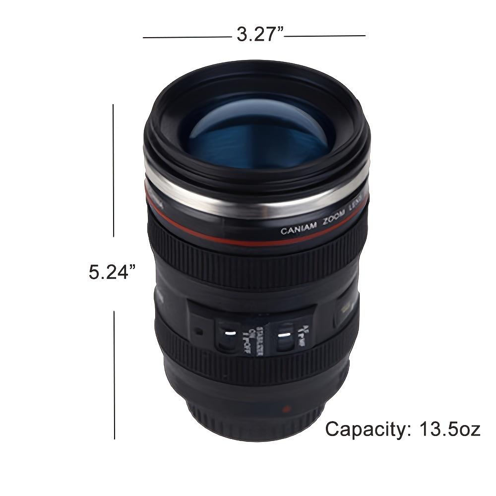 1pc Travel Camera Lens Coffee Mug - Perfect Gift for Photographers and Travelers