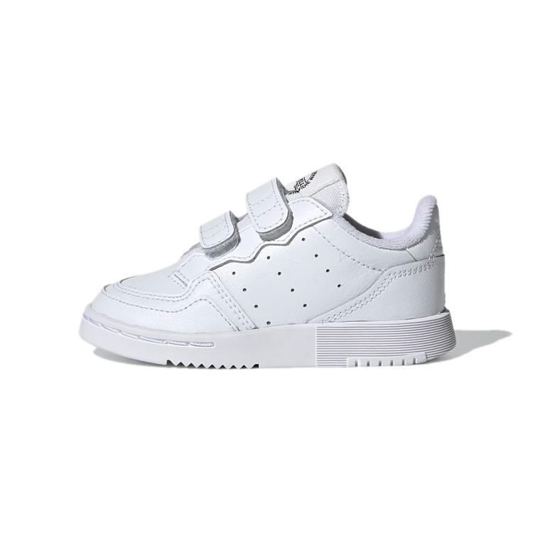 Adidas Originals Super Court Low top Skateboard Shoes White Black Infant And Toddler EG0413 21