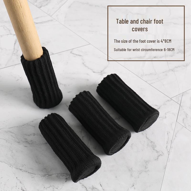 Thickened Non-Slip Chair and Table Leg Covers - Wear-Resistant, Silent Foot Pads for Tables and Chairs