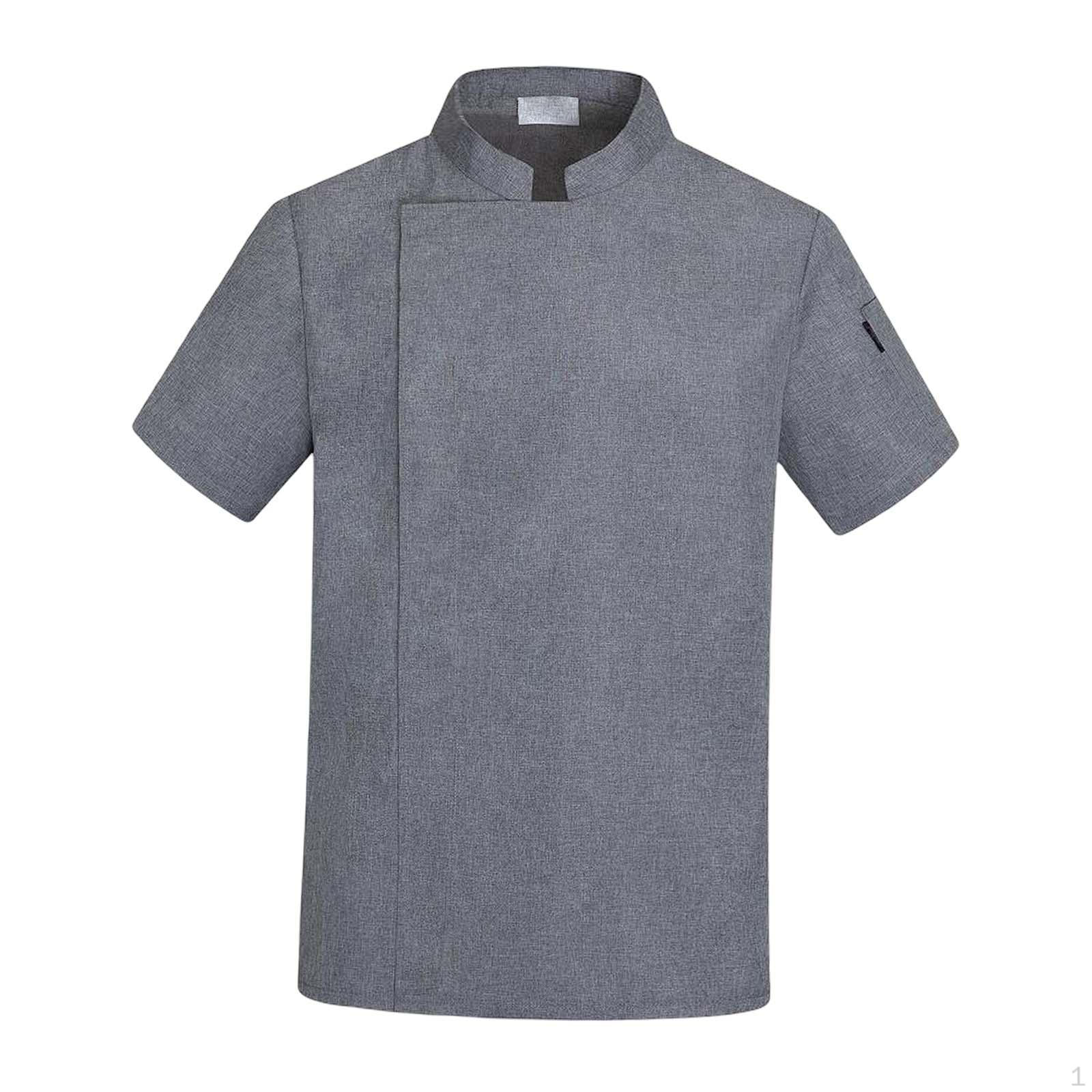 Breathable Chef Coat for Culinary Professionals - Premium Quality Apparel Food Service and 4XL серый