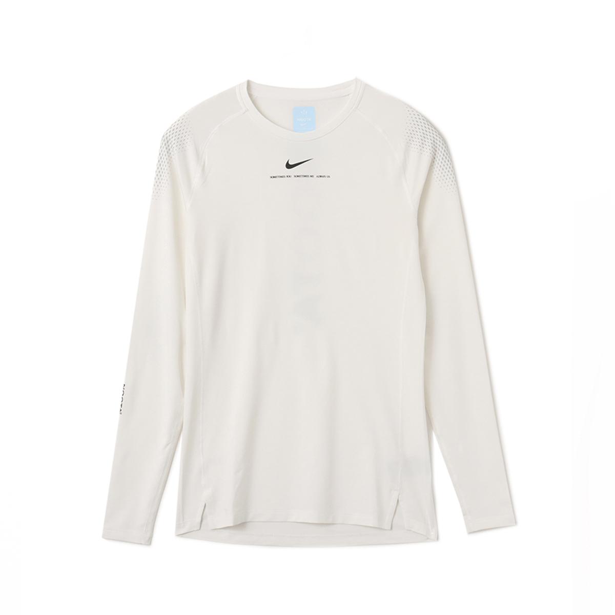 Nike X NOCTA L/S Base Layer Top (Asia Sizing) White/Black Men Streetwear DN0001-100 S