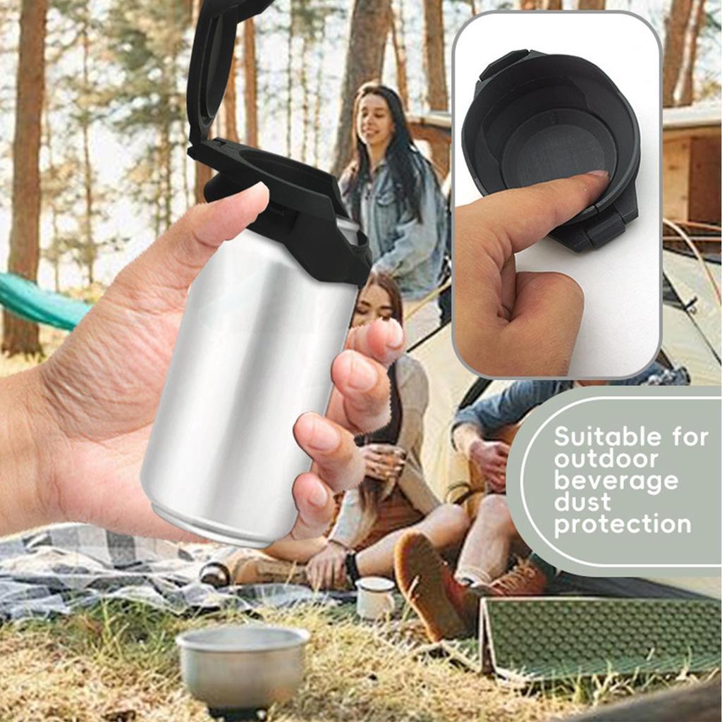 Can Lids For Soda Soda Can Sealing Cover Triple-Sealing Structure Drink Stopper Lid For Beach Home School Outdoor Party