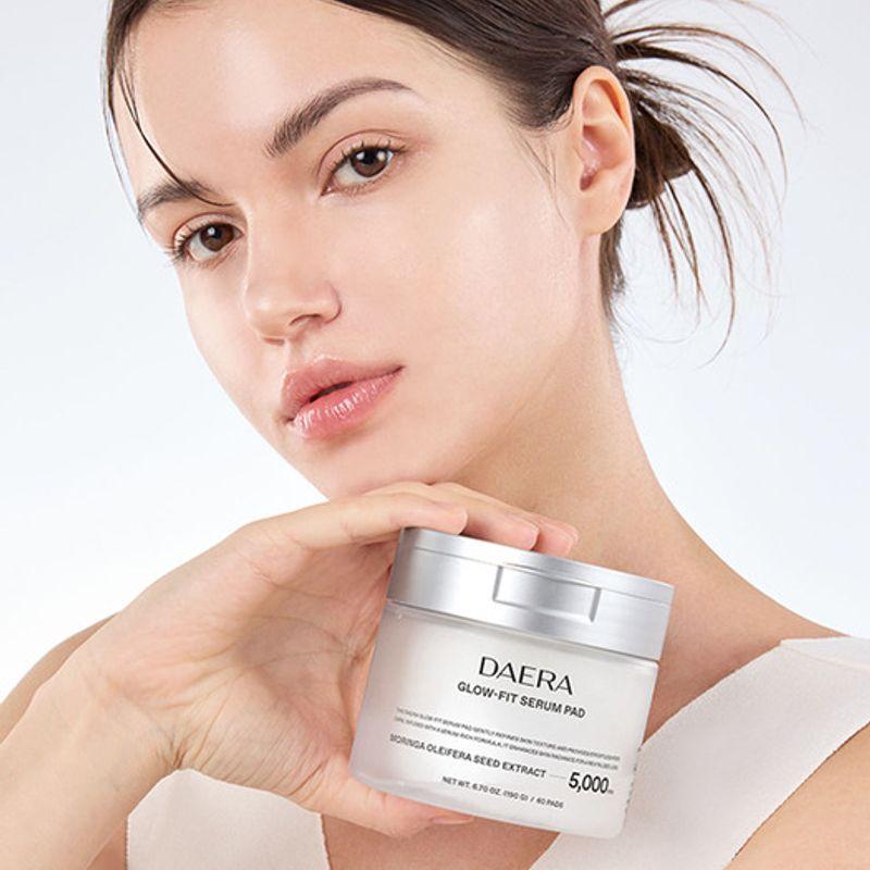 Сывороточные диски DAERA Glow Fit (60 листов) Glowfit Serum Pads (60 sheets)