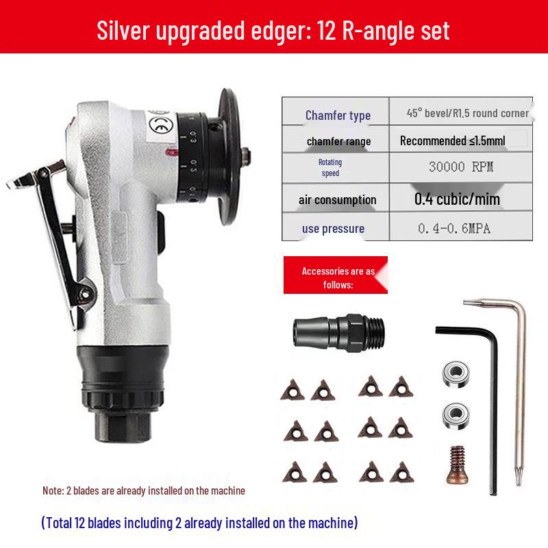 Handheld 45° Pneumatic Chamfering Machine for Metal Deburring