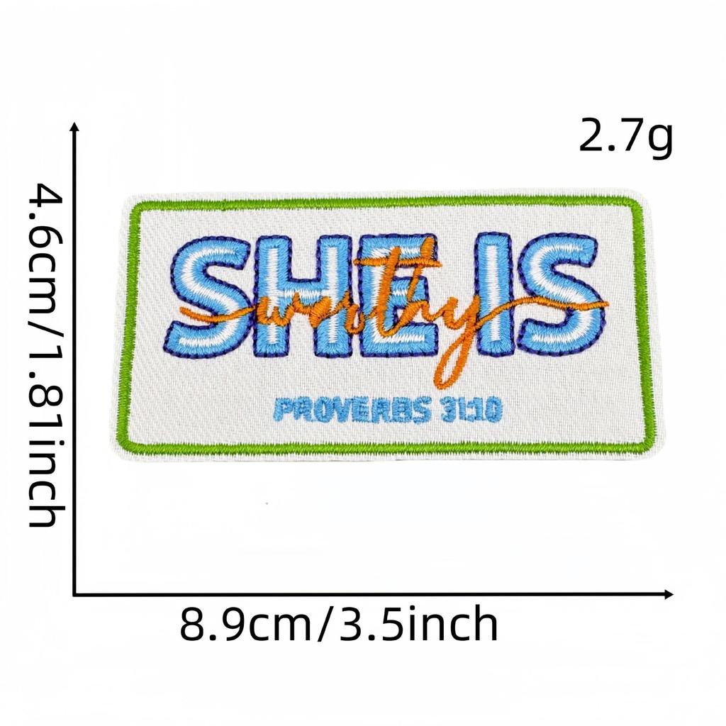 10pcs Embroidery Faith Text Patches Iron On God Jesus Emblem DIY Clothing Stripe Appliques Sewing Wappen Wholesale Cheap