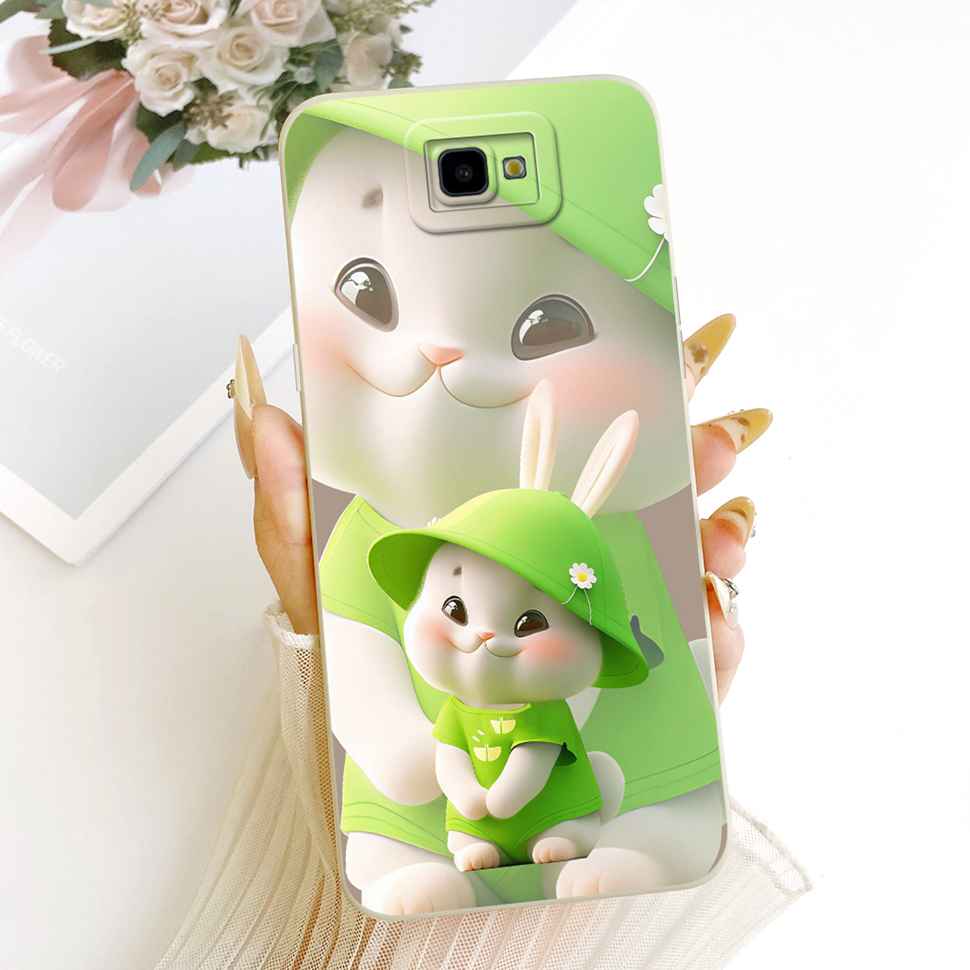 For Samsung Galaxy J4+ Case Sweet Cute Cat Pattern Cover For Samsung J 4 J4 Plus Silicone Soft Cases ShockProof Bumpers