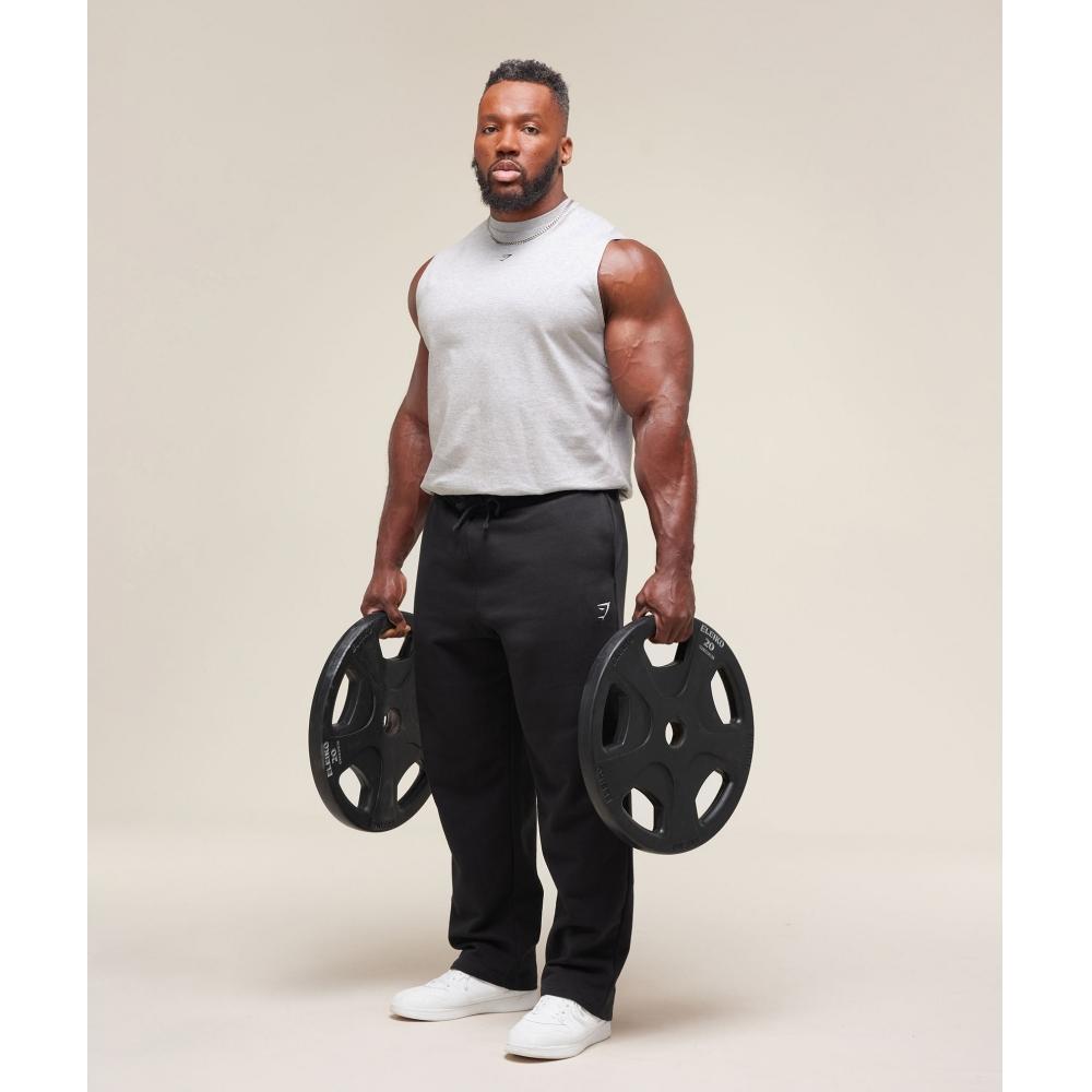 Gymshark Heavy Duty Tank Light Grey Core Marl A2b9h Gbcn