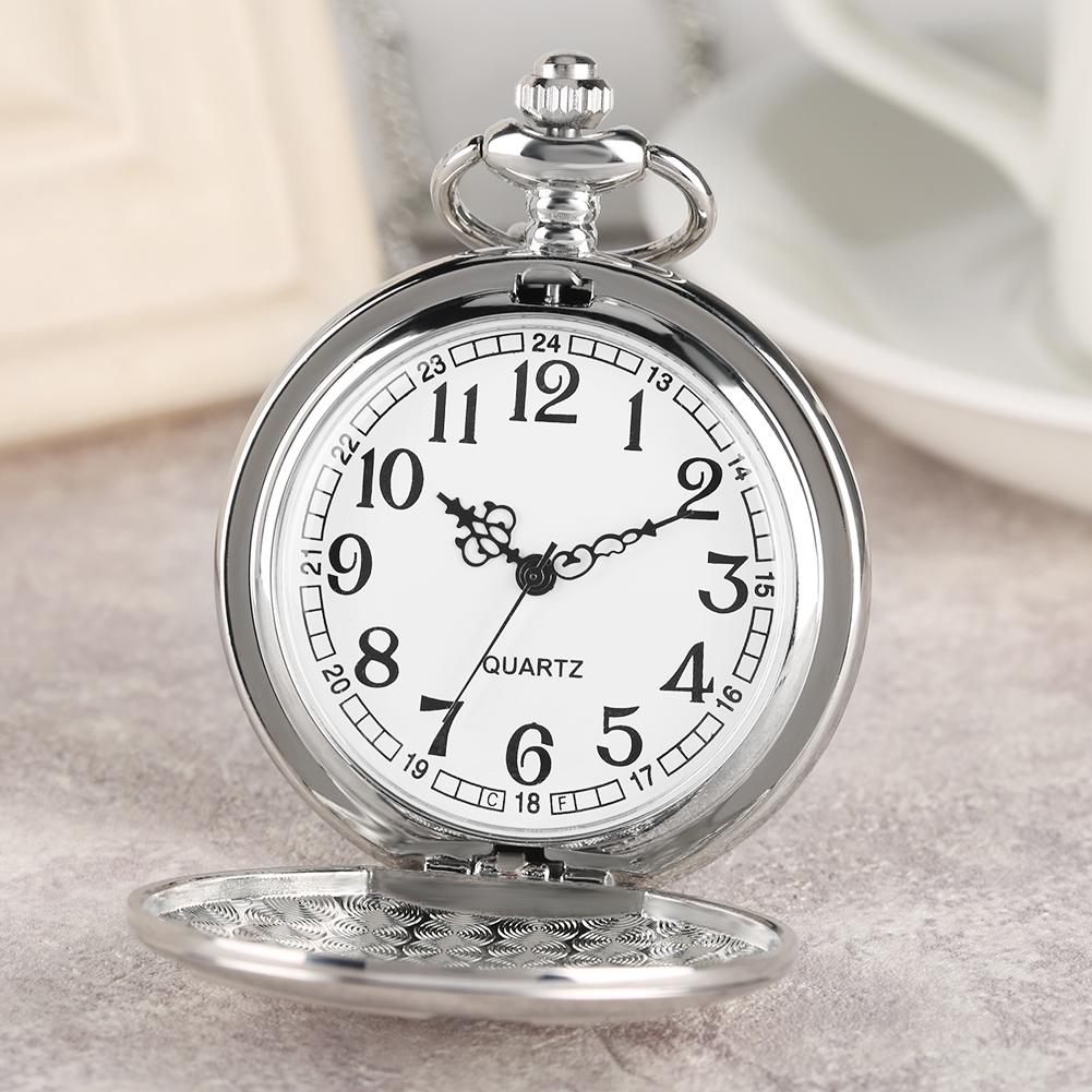 Antique Virgin Mary Jesus Theme Quartz Pocket Watch Necklace Clock Men Women Souvenir Pendant Gifts