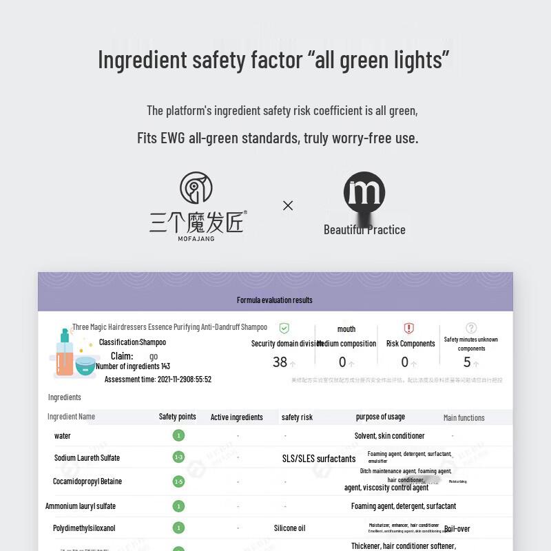 Three Hair Stylists Essence Purifying Anti-Dandruff Shampoo