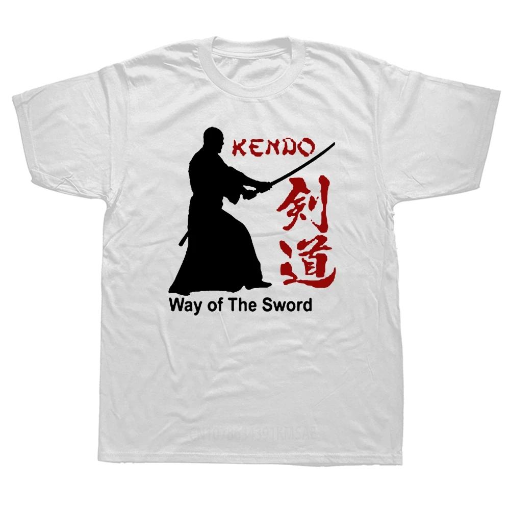Funny Kendo Way of The Sword Japan Martial Art T Shirts Birthday Gift Graphic Streetwear Short Sleeve Father Day Husband T-shirt