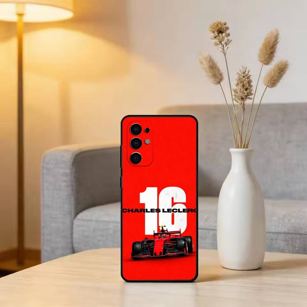 

Чехол для телефона гонщика C-Charles L-Leclerc для Samsung S25, S24, S21, S22, S23, S30, Ultra, S20, Plus, Fe, Мягкий силиконовый черный чехол Samsung S21fe