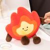 Flame Plush Toy for Kids Smiling Flame Character Pillow Soft Stuffed Toy Playtime Flame Plushie Children's Birthday Gifts