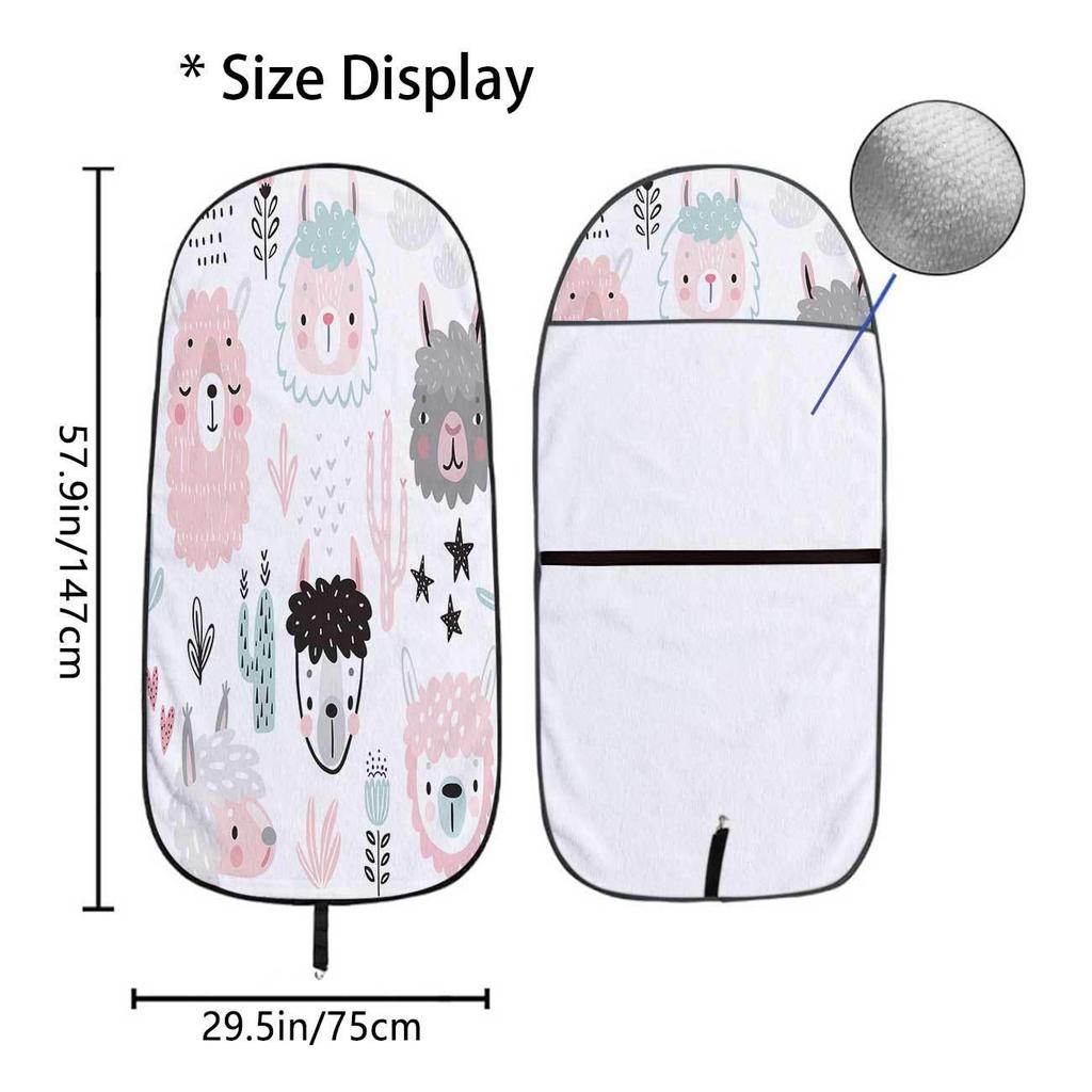 Universal All-Season Animal Front Seat Cover for Gym & Workout