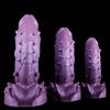 Plug Anale Extra Lungo in Silicone Dildo Giocattolo Sessuale Masturbatore per Uomini e Donne Strap-on Pene Pene Realistico BDSM