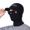 Knit Sturmhaube mit Schirm Dicke Thermische Wintermütze Vollgesichtsabdeckung Hut Für den Außenbereich