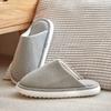Japanese autumn cloth bottom slippers silent home non-slip couple soft bottom indoor home cloth slippers home cotton slippers