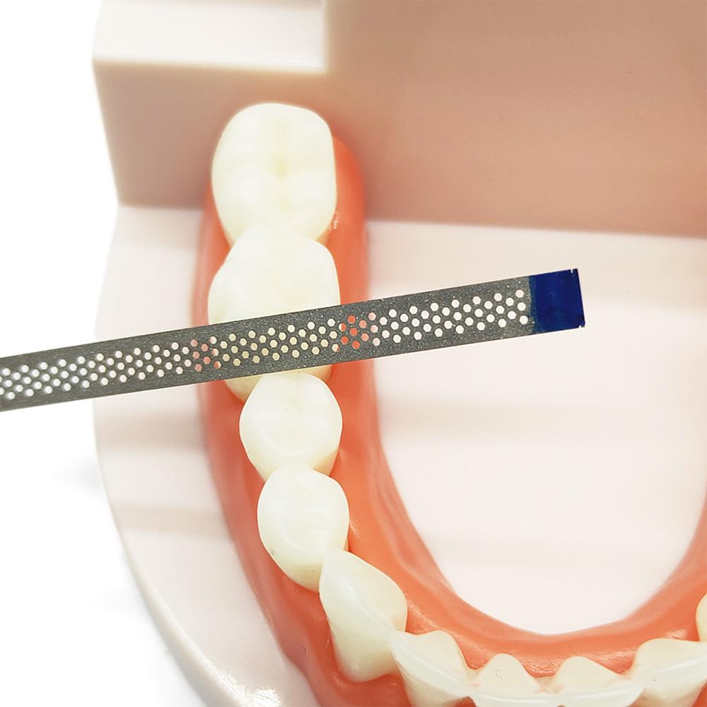 5 Stück oder 10 Stück Dental 4 mm Metallpolierstift mit Loch Polierstreifen mit Doppelseiten aus Diamantschleiffläche Zahnaufhellungsmaterialien